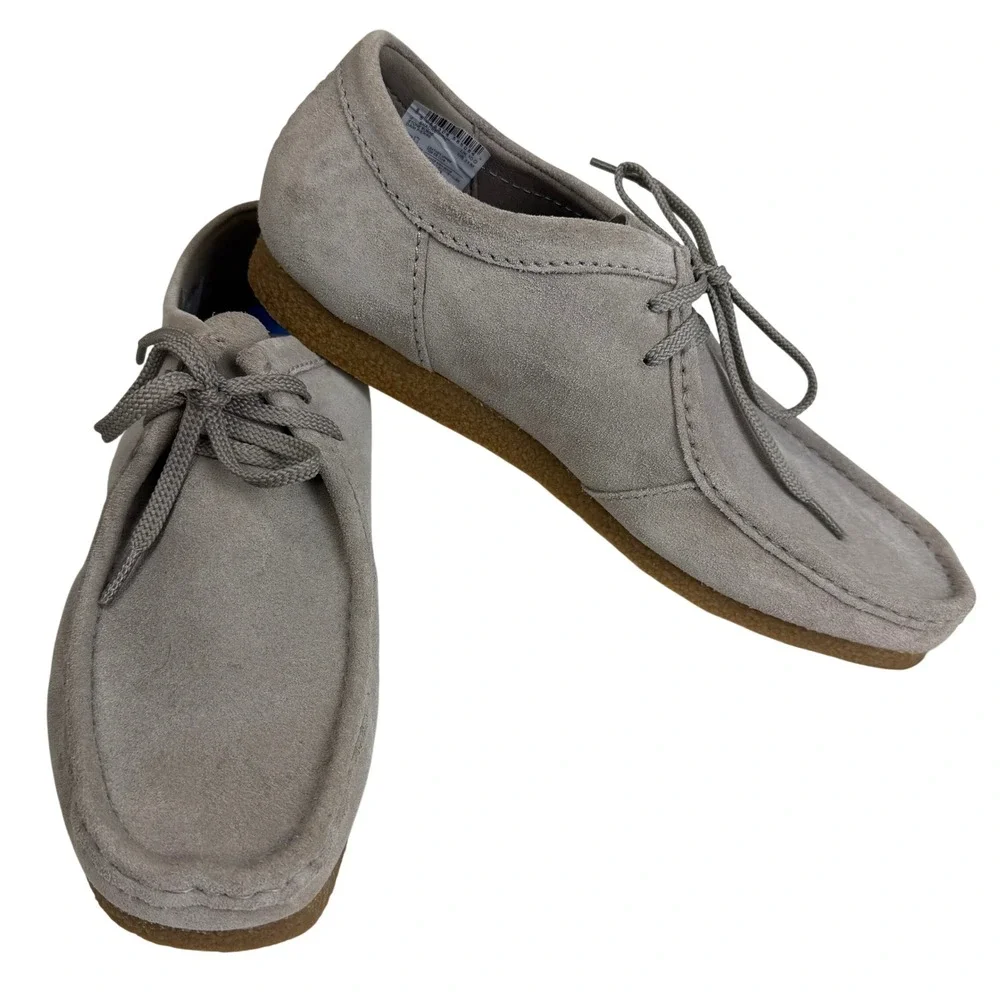 Clarks Shacre II Run Stone Tan Suede Wallabee Moccasin Shoes Men Size 11 Chukka